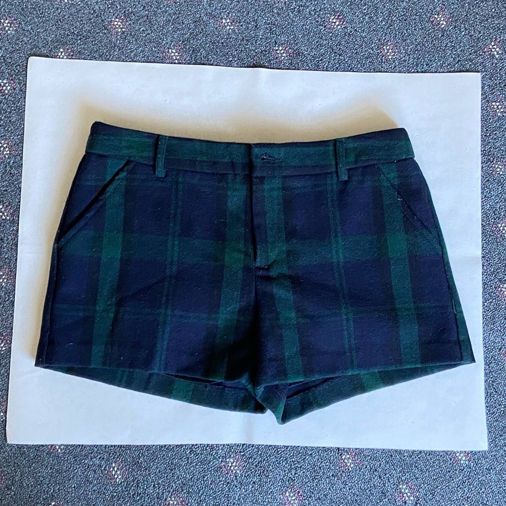 GAP plaid wool shorts